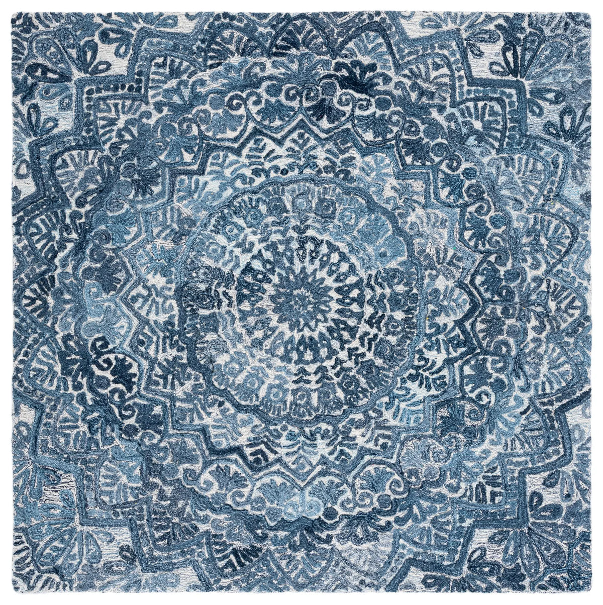 Safavieh Marquee 6'-0" x 6'-0" Rug in Blue / Grey