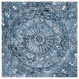 Safavieh Marquee 6'-0" x 6'-0" Rug in Blue / Grey