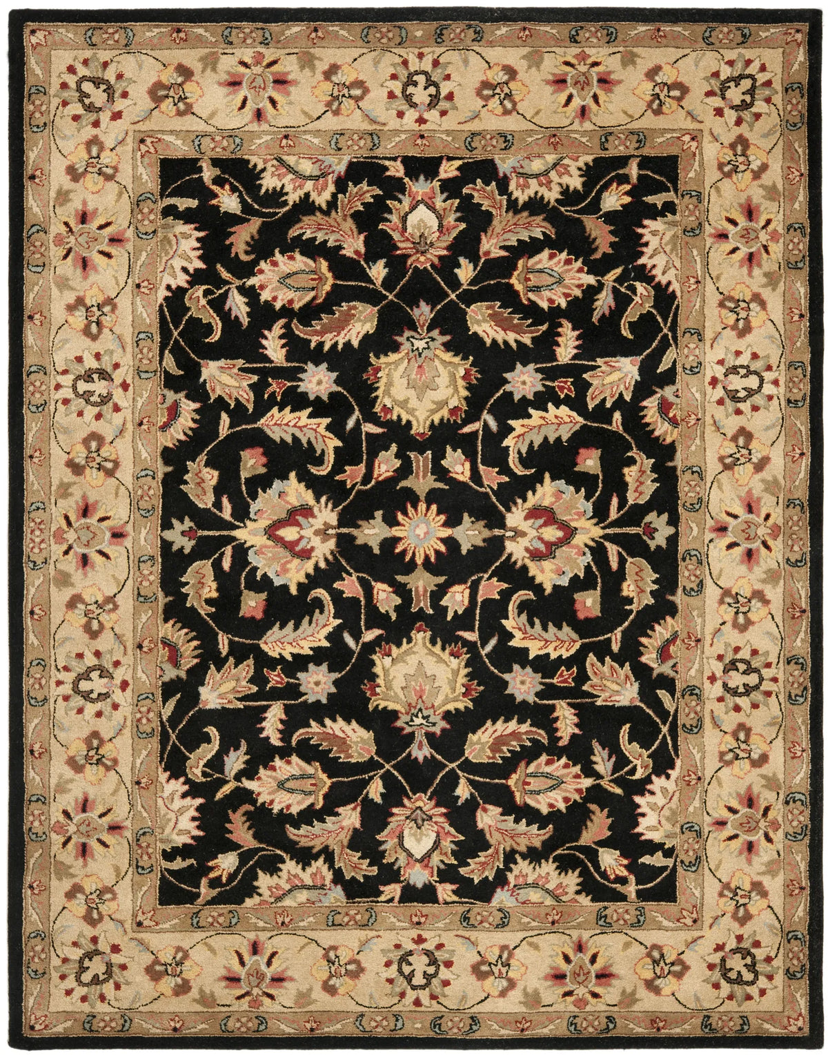 Safavieh Heritage 9'-6" x 13'-6" Rug in Black / Beige