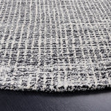 Safavieh Abstract 6'-0" x 6'-0" Rug in Black / Ivory