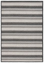 Safavieh Pyramid 4'-5" x 6'-5" Rug in Grey / Ivory Black