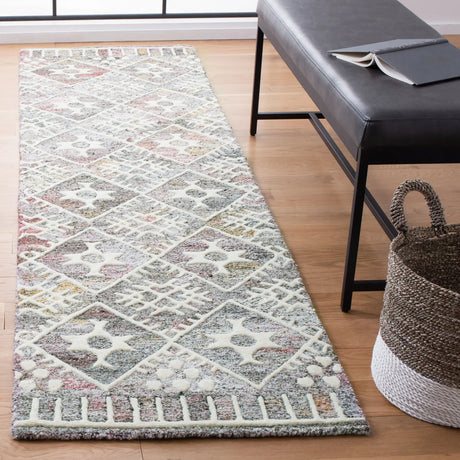 Safavieh Roslyn 2'-3" x 9'-0" Rug in Red / Ivory