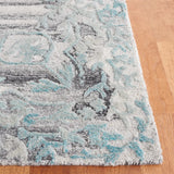 Safavieh Marquee 4'-0" x 6'-0" Rug in Grey / Teal