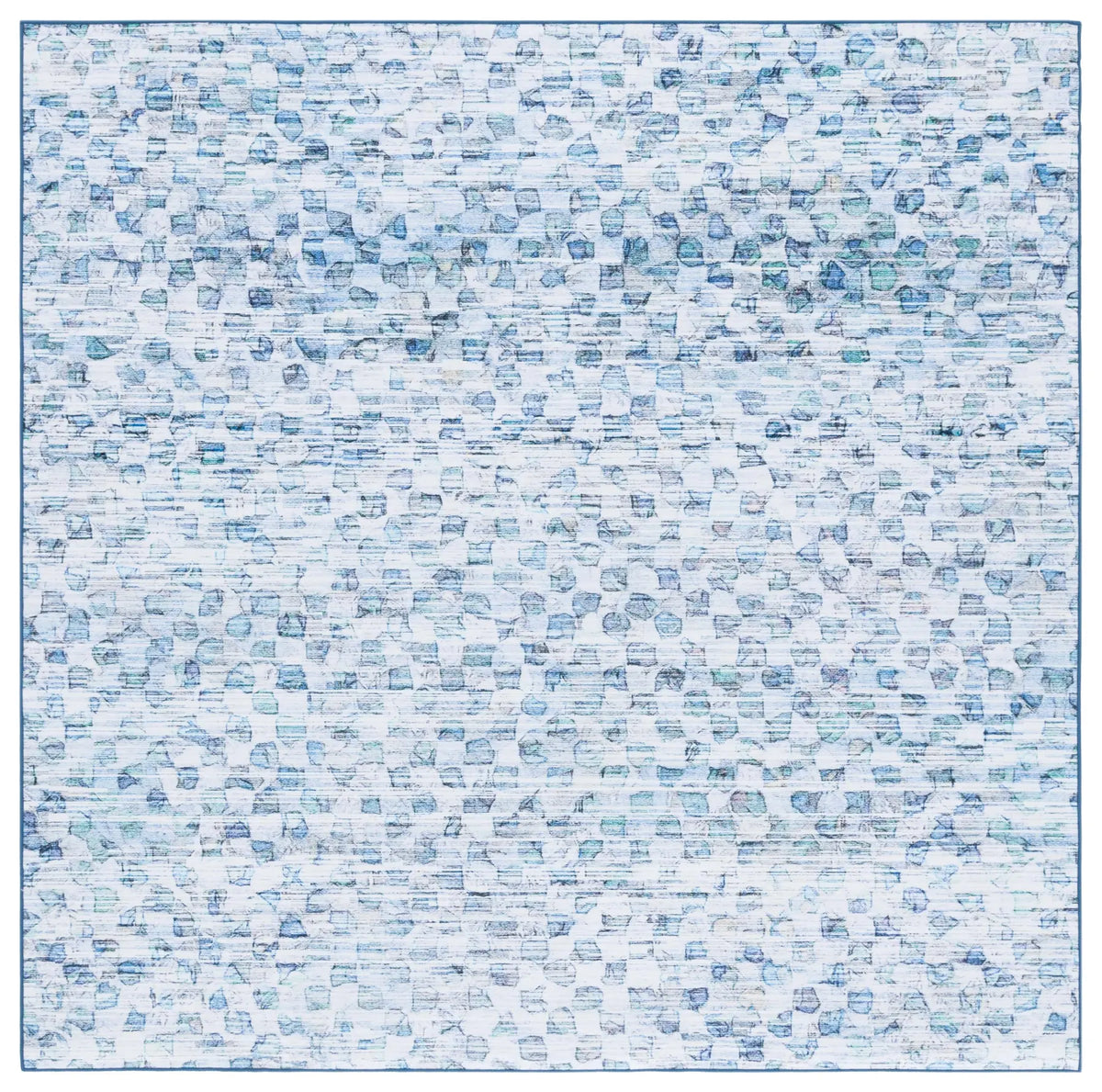 Safavieh Tacoma 6'-0" x 6'-0" Rug in Grey / Aqua