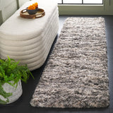 Safavieh Iceland Shag 2'-0" x 6'-0" Rug in Grey / Dark Grey