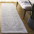 Safavieh Montauk 2'-3" x 8'-0" Rug in Black / Ivory