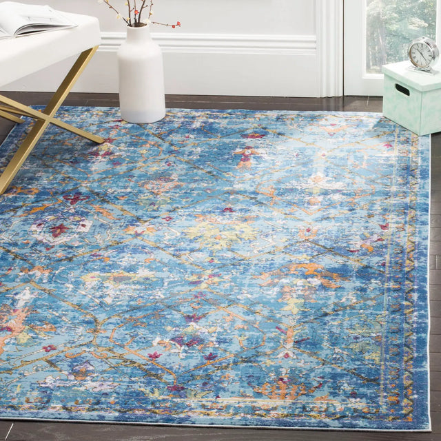 Safavieh Aria 4'-0" x 6'-0" Rug in Blue / Multi