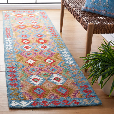 Safavieh Aspen 2'-3" x 9'-0" Rug in Light Blue / Beige