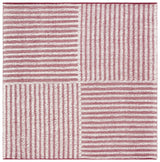 Safavieh Natura 6'-0" x 6'-0" Rug in Ivory / Red