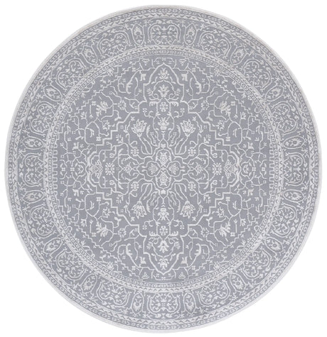 Safavieh Reflection 10'-0" x 10'-0" Rug in Light Grey / Cream