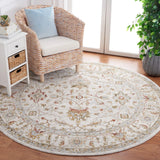 Safavieh Hamilton 6'-7" x 6'-7" Rug in Ivory / Rust