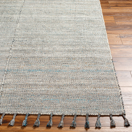 Surya Esther Ehr-2302 Beige, Ivory, Bright Blue, Caramel, Black, Gray Rug.