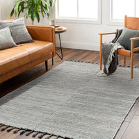 Surya Esther Ehr-2302 Beige, Ivory, Bright Blue, Caramel, Black, Gray Area Rug