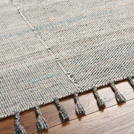 Surya Esther Ehr-2302 Beige, Ivory, Bright Blue, Caramel, Black, Gray Rug.