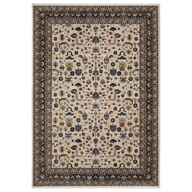 Oriental Weavers Sphinx ELIANA ELI02 Beige Floral Rugs