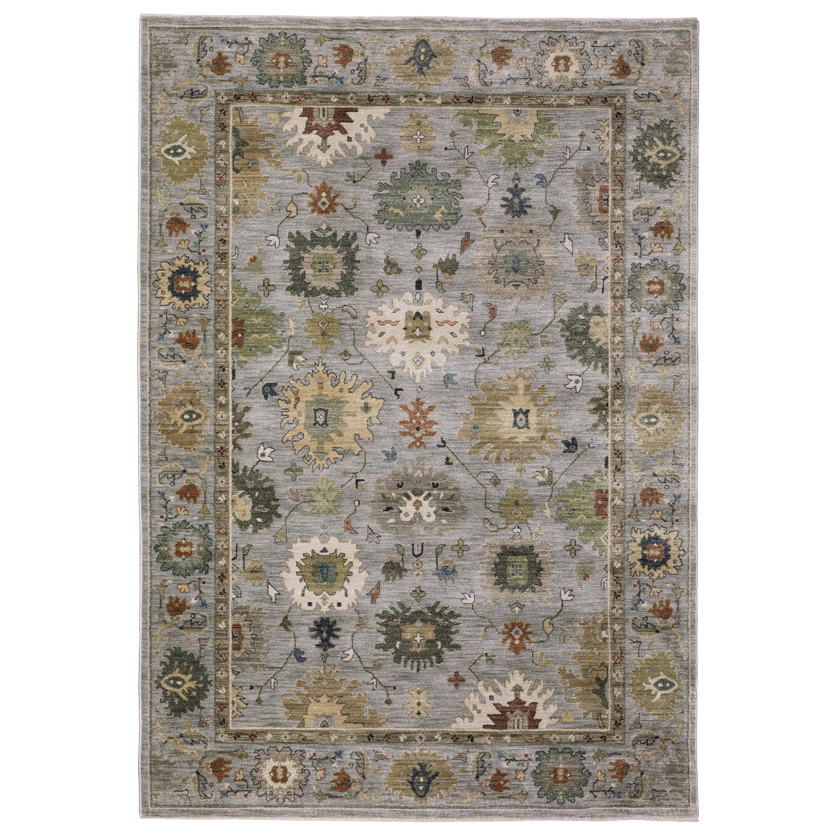 Oriental Weavers Sphinx ELIANA ELI03 Blue Floral Rugs