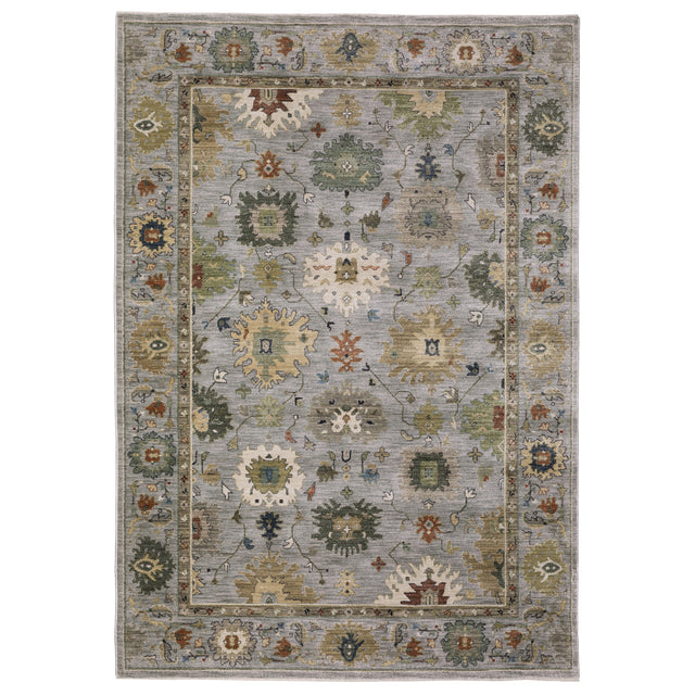Oriental Weavers Sphinx ELIANA ELI03 Blue Floral Rugs