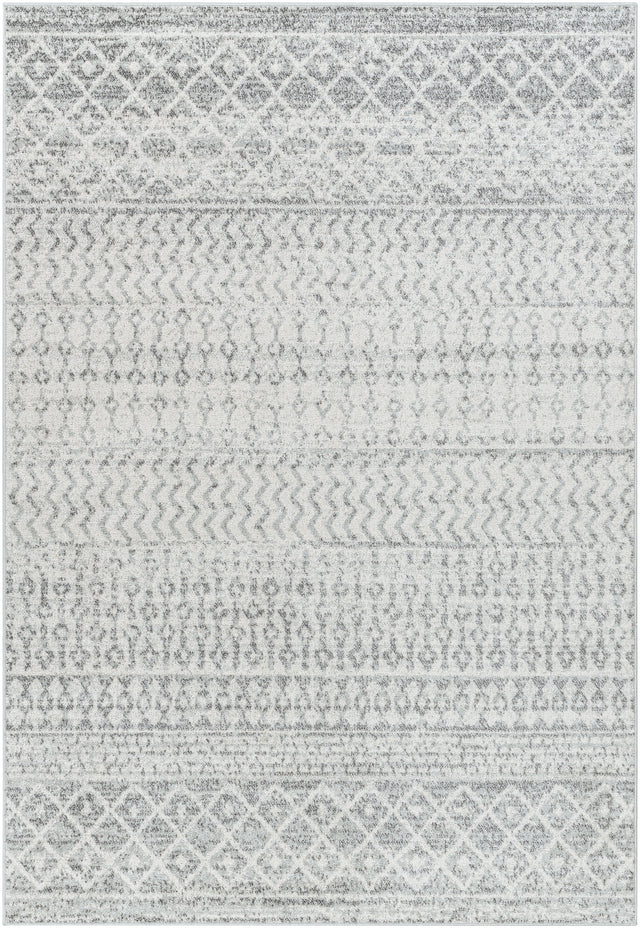 Surya Elaziz Elz-2308 Light Gray, Gray, White Rug.