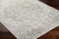 Surya Elaziz Elz-2370 Cream, Light Beige, Medium Gray, Blue, Charcoal, Amber Area Rug