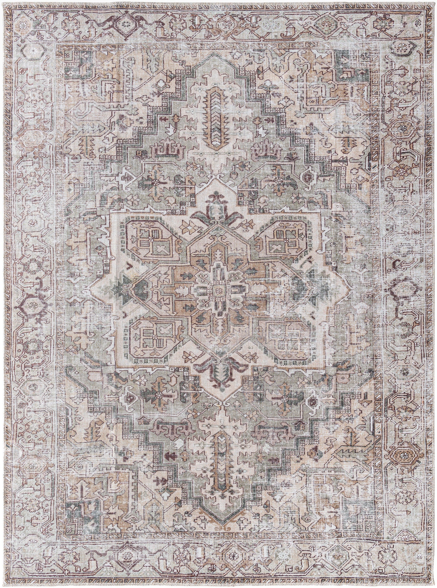 Surya Embrace Ema-2308 Light Beige, Sage, Light Brown, Light Gray, Ivory, Burgandy Area Rug