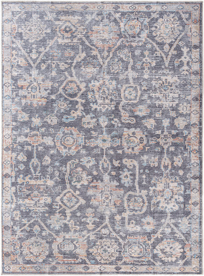 Surya Embrace Ema-2310 Grey, Pale Slate, Pewter, Metallic - Silver, Light Silver Area Rug