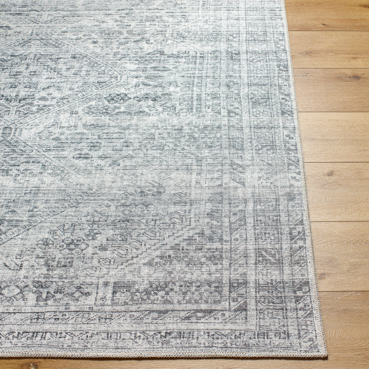 Surya Embrace Ema-2312 Metallic - Silver, Light Grey, Silver, Pewter, Slate Rug.