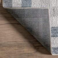 Nuloom Alienor Striped Grhn04A Blue Area Rug