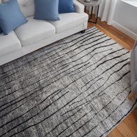 Feizy Kano 86439Lif Gray/Black/Taupe Area Rug