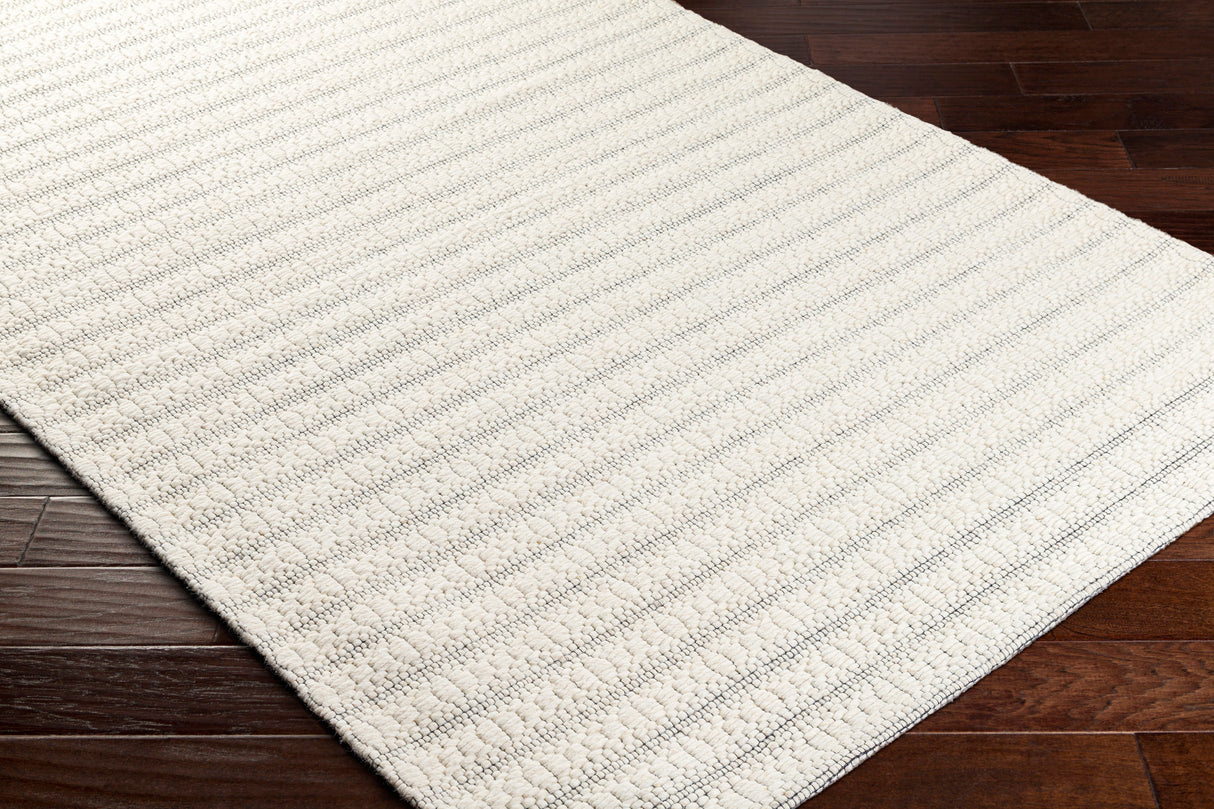Surya Empoli Epo-2301 Light Silver, Off-White, Light Grey Rug.