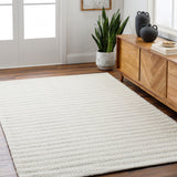 Surya Empoli Epo-2301 Light Silver, Off-White, Light Grey Rug.