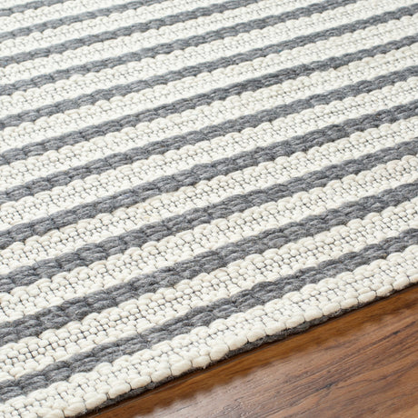 Surya Empoli Epo-2302 Light Grey, Off-White, Dark Grey, Pale Slate, Nickel Rug.