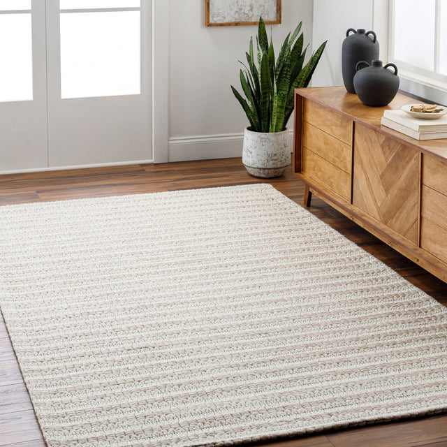 Surya Empoli Epo-2303 Off-White, Pearl, Light Grey, Ash Rug.