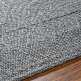 Surya Empoli Epo-2304 Grey, Pewter, Dark Grey Rug.