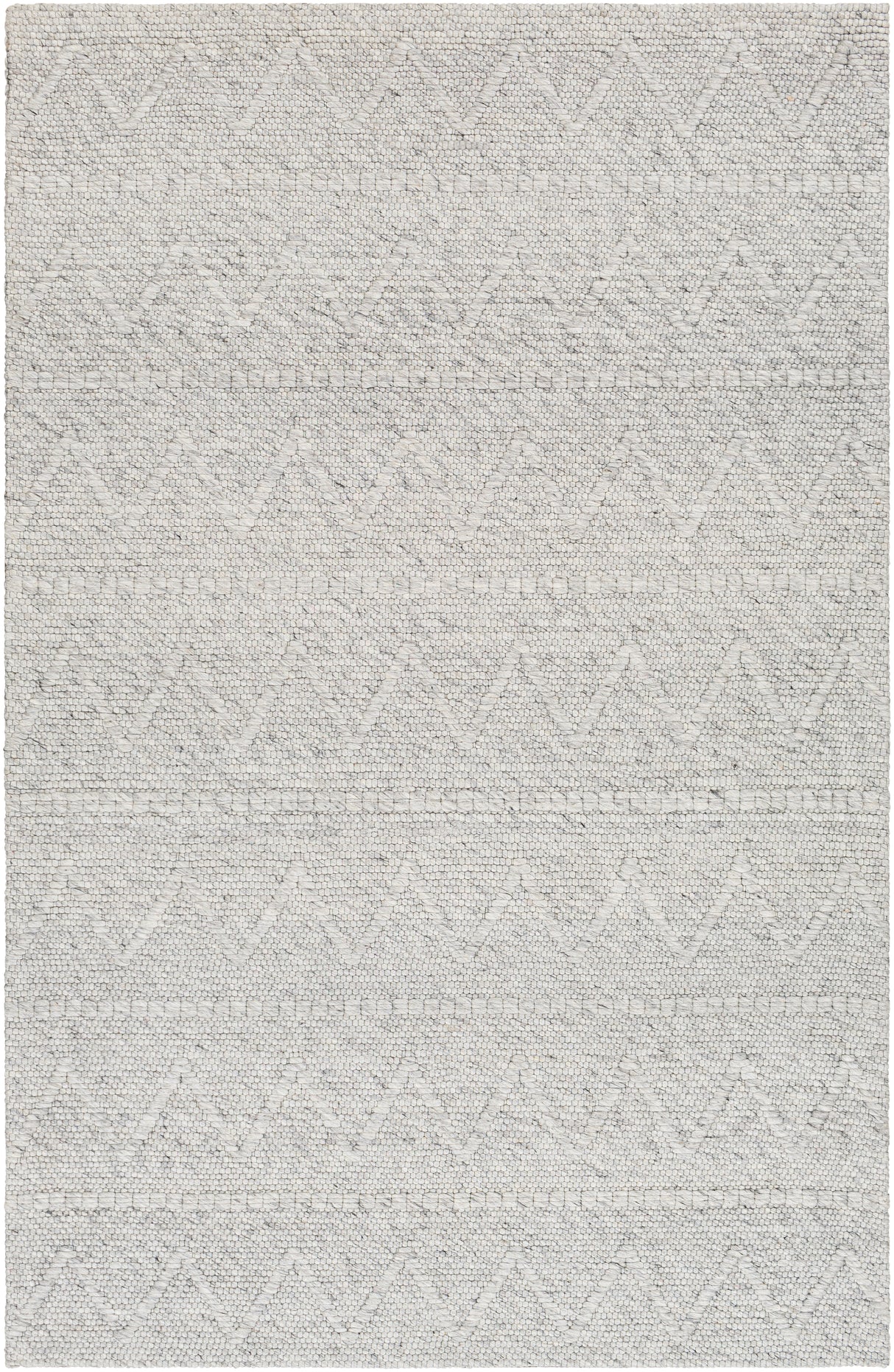 Surya Empoli Epo-2307 Silver, Light Grey Rug.