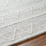 Surya Empoli Epo-2307 Silver, Light Grey Rug.