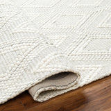 Surya Empoli Epo-2313 Off-White, Light Silver Rug.