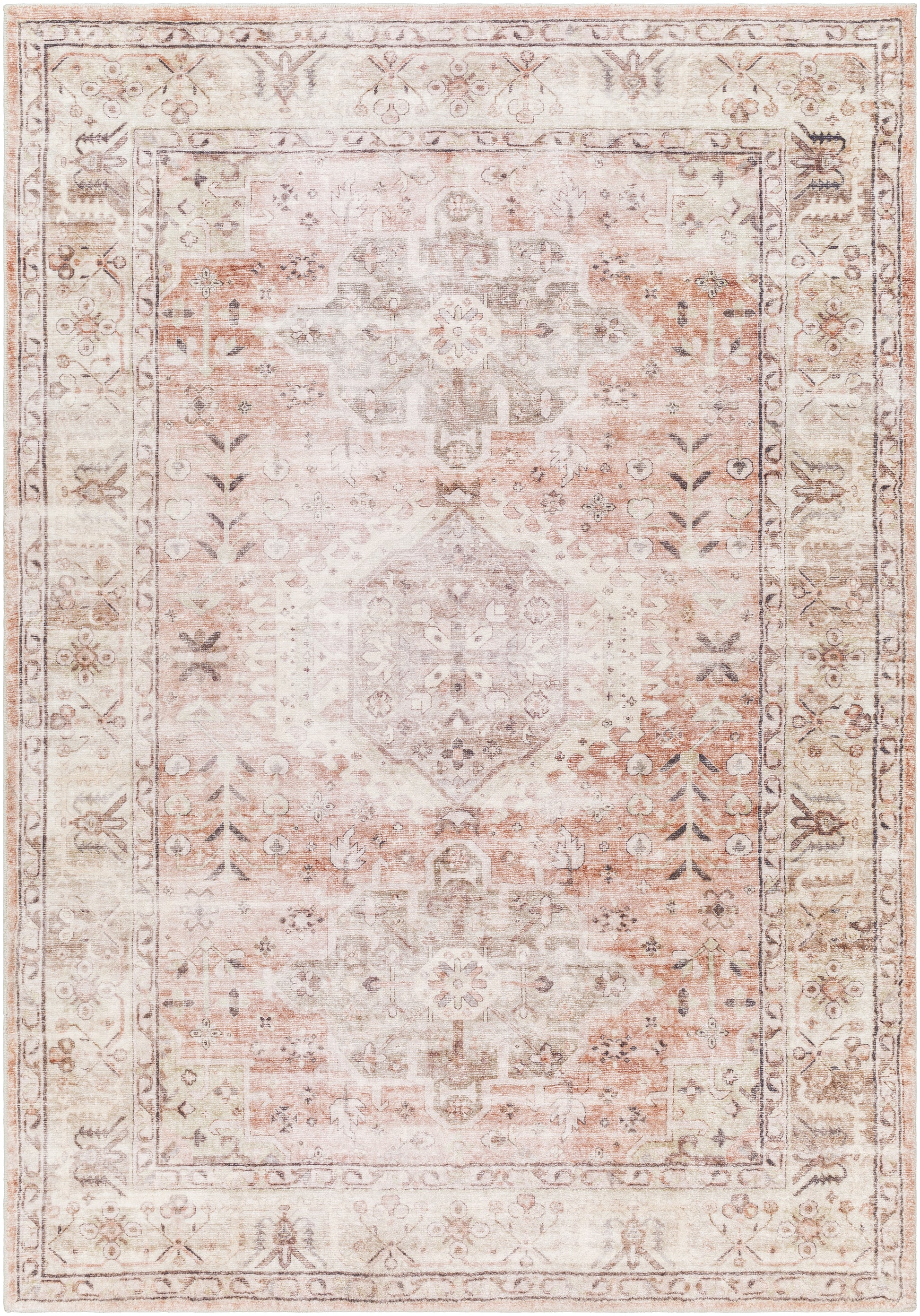 Surya Erin Ern-2316 Light Grey, Pearl, Ash, Natural, Khaki Area Rug