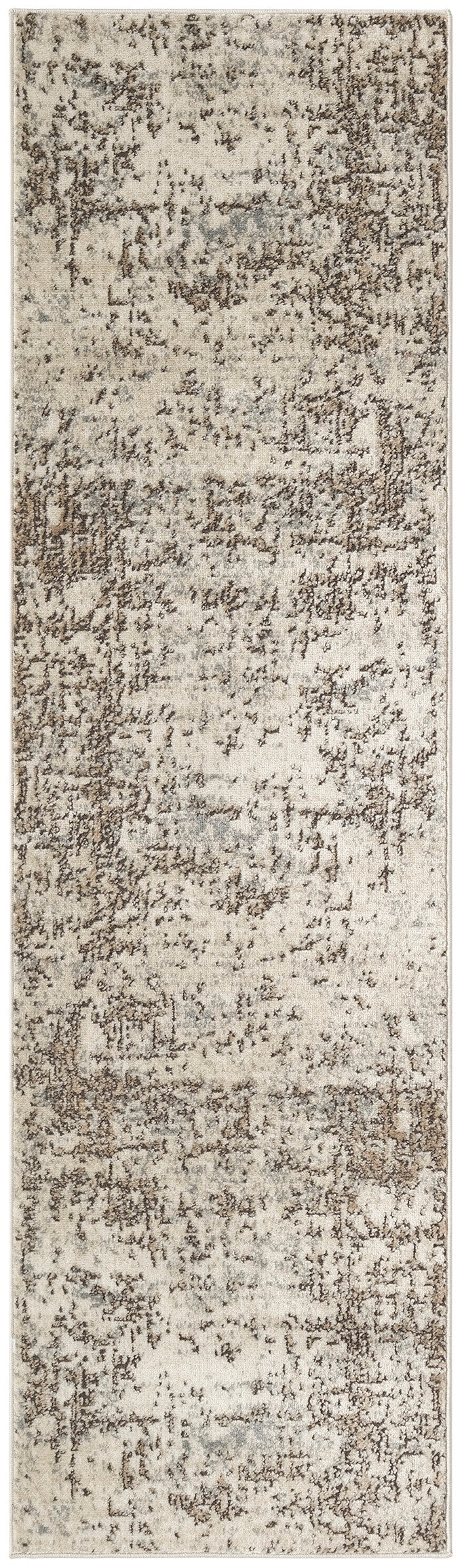 Nourison Quarry QUA17 Machine Made Ivory, Beige Rug
