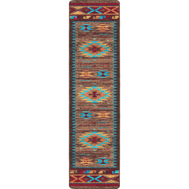 American Dakota Espuela Turquoise Rug