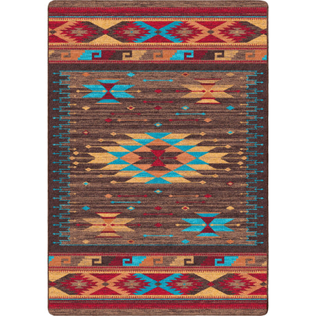 American Dakota Espuela Turquoise Rug
