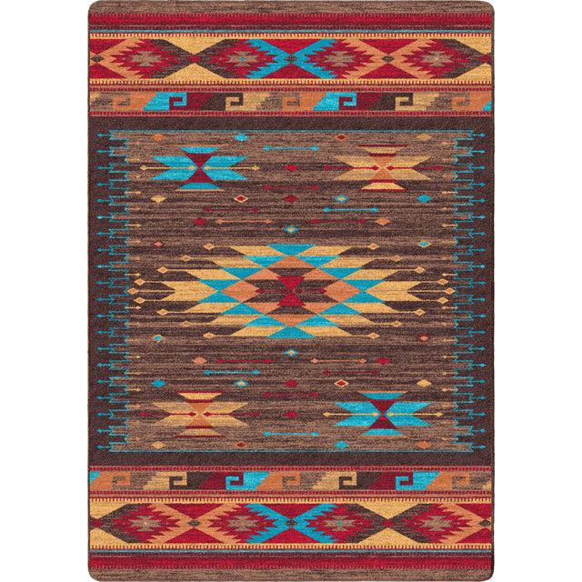 American Dakota Espuela Turquoise Rug