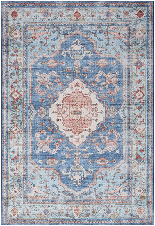 Nourison Fulton Ful11 Blue Area Rug