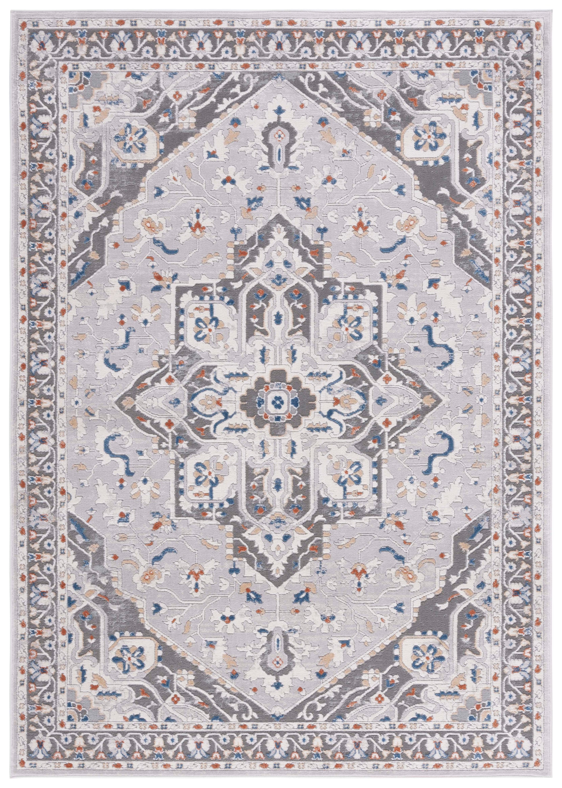 Safavieh Eternal Etl216F Grey/Blue Rust Area Rug