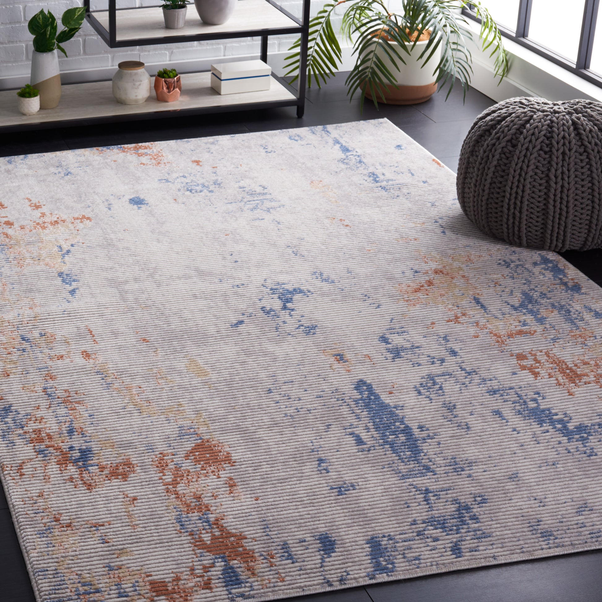 Safavieh Eternal Etl220F Grey/Blue Area Rug