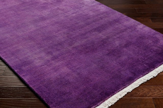 Surya Evergreen Evg-2300 Dark Purple, Eggplant Rug.