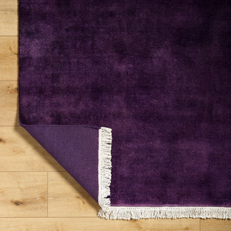 Surya Evergreen Evg-2300 Dark Purple, Eggplant Rug.