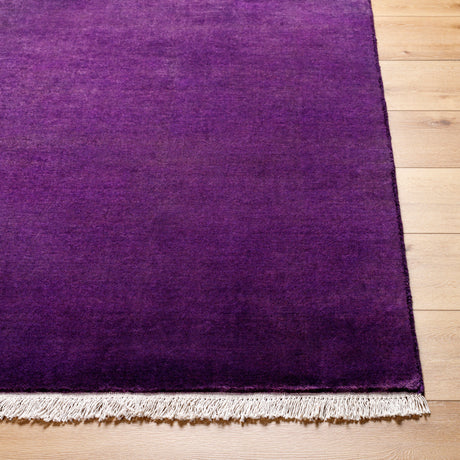 Surya Evergreen Evg-2300 Dark Purple, Eggplant Rug.