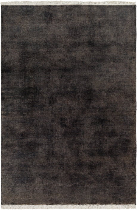 Surya Evergreen Evg-2302 Onyx, Steel Grey Rug.