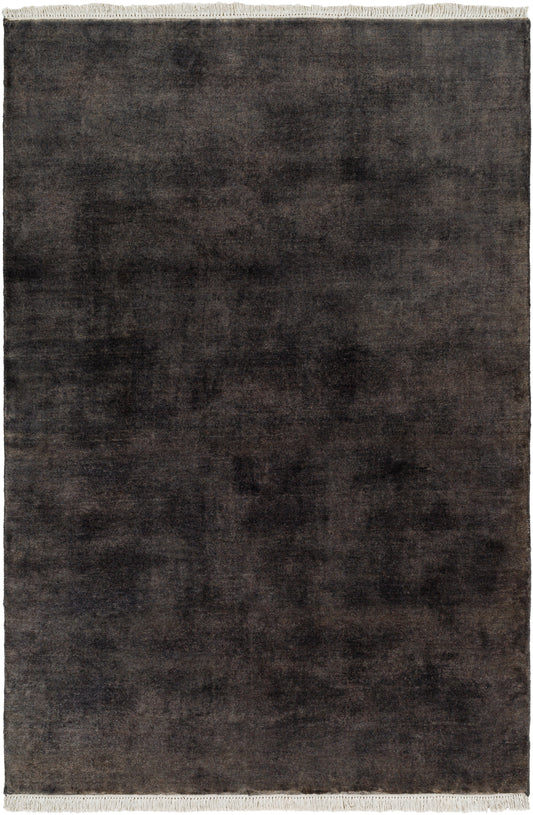 Surya Evergreen Evg-2302 Onyx, Steel Grey Area Rug