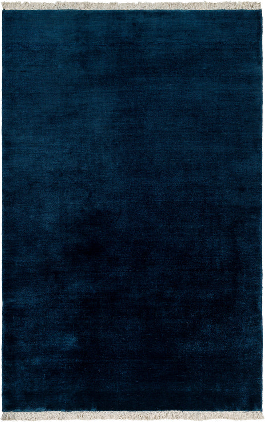 Surya Evergreen Evg-2303 Midnight Blue, Onyx, Jet Black Area Rug